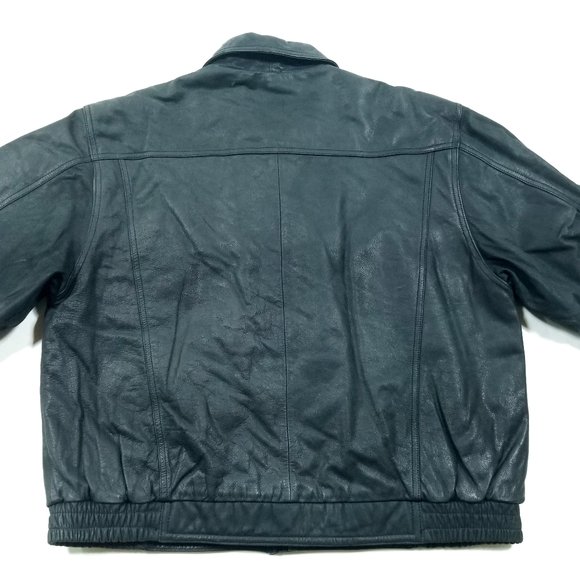 Levi's Soft Leather Bomber Jacket - Picture 3 of 8
